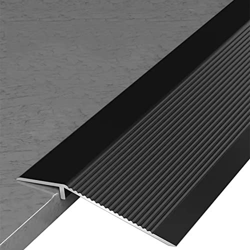 Übergangsprofil Abdeckleisten Robuste Aluminiumrampe für Rollstuhlfahrer, rutschfeste Bodenfugenabdeckung, Schwellenübergang für Türöffnung/Holz Zu Fliesen (Size : 150cm/59 inch)