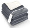 Electric Blanket Heated Throw 130 x 180cm Soft Flannel with 4 Heating Levels & 9 Hours Auto Off, Fast & Evenly Heating, Machine Washable & Home Office Use, Dark Gray