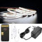 YSRSAI 5M Kaltweiß 6500k ZigBee COB LED Streifen Smart Dimmbar Kit Arbeiten Sie mit ZigBee 3.0 HuB Bridge,Tuya, Z2MQTT, Echo Plus für APP/Alexa Sprachsteuerung Light Strips Ambiance lighting
