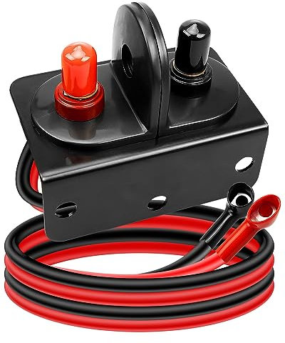 Remote Battery Terminals with Cable and Mounting Bracket, Battery Jump Post Kit for UTV ATV Car Trucks RV Tractor Mower Boat, Heavy Duty Battery Relocation Kit