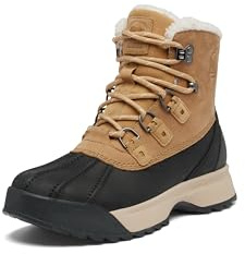 Sorel Scout 87'™ Lux wasserdichte Schneestiefel für Herren, Caribou Buff, Schwarz, 13
