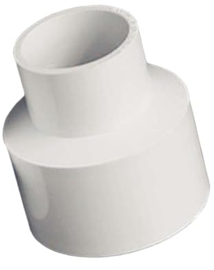 predolo Holzbearbeitung Staubabsaugungsset, Vakuumschlauch Adapter, PVC Ersatzteil, Universal Anschluss, Zubehör für Staubsauger, 50 mm bis 63 mm