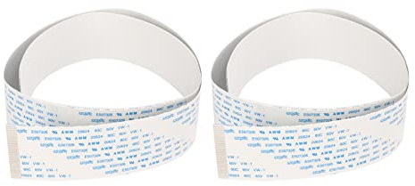 2 Stück Drucker Flachbandkabel 60cm Flachdatenkabel Flexible FFC Kabel Druckkopf Datenleitung Ersatzteil für XP600 Druckerzubehör und Reparatur(60cm)