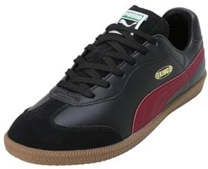PUMA Unisex King 21 IT Fussballschuh, Black-Dark Crimson, 40.5 EU