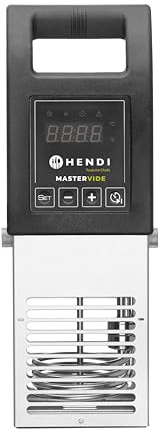 HENDI Cuiseur sous vide, MASTERVIDE, thermoplongeur, 56L, cuisson sous vide à basse température: 5°C à 95°C, 230V/2000W, IPX1, 240x138x(H)364mm, PA, acier inoxydable