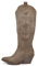 IF Fashion Stivali Cowboy Western Texani Scarpe da Donna A Punta Camperos LY80-12 Tortora N.40