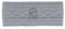 Cavallo Morag Elegantes Stirnband mit aufwendigem Zopfmuster Grey Melange Sportswear HW 2024, Größe:1