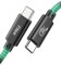 Fitee 80Gbps Câble Thunderbolt 5 Compatible, Câble de Données USB4, Bande Passante Vidéo 120Gbps, Double 8K/6K/5K@60Hz, 4K@480Hz, 240W PD3.1 pour MacBook M4 Pro/Pro Max, PSSD, Dock, eGPU - 1.5M
