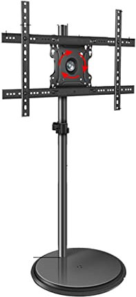 WOTZOV Supporto TV Universale, Supporto TV Girevole Orizzontale e Verticale per Monitor TV da 32-43 Pollici, Supporto Girevole Orizzontale e Verticale per Monitor TV, Carrello m