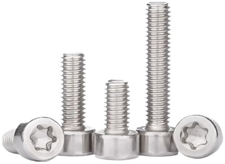 5-50 Pezzi Di Viti Torx A Testa Cilindrica In Acciaio Inossidabile M2/2,5/3/4/5/6/8 A A Sei Lobi(X 16mm,M4 10PCS)