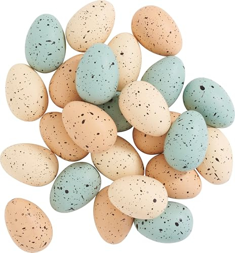 VBS Deko-Eier Gesprenkelt 24 STK Kunststoff Ø 2.0 cm H 3.5 cm
