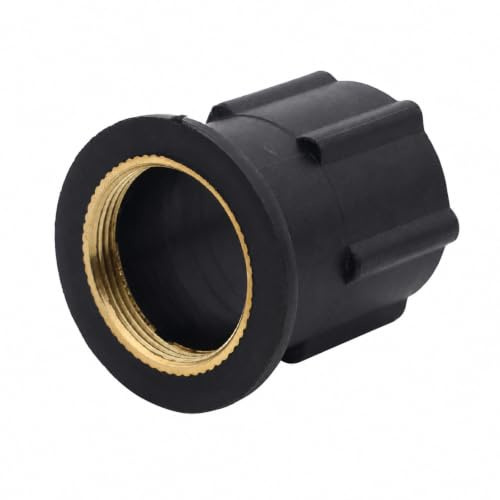 YouXunGS 1 Pcs 1.18 Inch Faucet Nut Fixed Base, Black Plastic Tap Fastener Fixing Nut, Kitchen Bathroom Sink Faucet Mounting Assembly Replacement Part