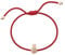 Remi Bijou Armband Armkette 'Ananas' mit Strasssteine - verstellbare Größe, ColorName:Rot