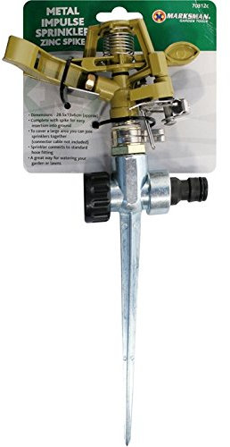 Marksman 70312c Metal Impulse Sprinkler With Zinc Spike