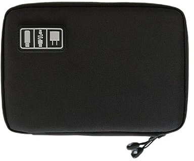 Rojeam Electronic Organizer Travel Gadget Bag para cámara Digital Electronics Accessories Cable USB y Almacenamiento de menaje (Negro)