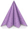 GRUBly® Servietten LILA, VIOLETT, Stoffähnlich [50 Stück], Hochwertige lila Tischdekoration für Hochzeit, Geburtstag, Feiern, 40x40cm, AIRLAID QUALITÄT