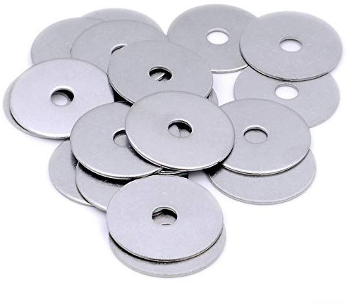 M10 (10 mm x 50 mm) Rondelles de réparation plates (grand diamètre extérieur) – Acier inoxydable (A2) (lot de 10)
