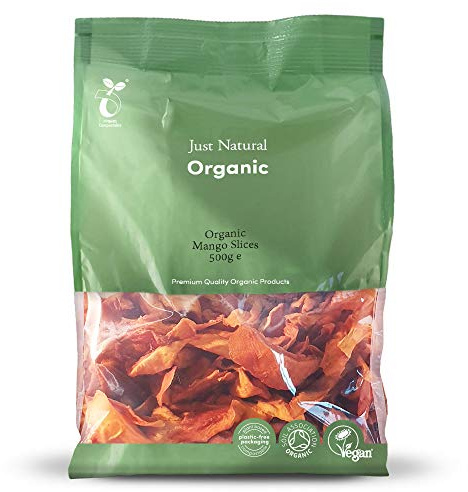 Just Natural Organic Mango Slices 500g