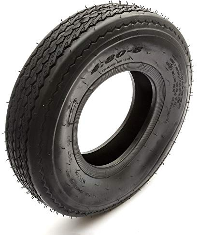 Trailer Tyre 4.80/4.00-8 4 Ply Fits 8'' Rims Max Load 265kg Rated 81mph Off Road (Not Road Legal)