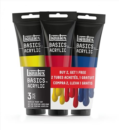 Liquitex Basics Acrylique Set 3X118ml Couleur Primaire