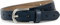 styleBREAKER Damen Leder Gürtel Unifarben mit Azteken Zacken Prägung und geprägtem Dorn, kürzbar 03010110, Größe:85cm, Farbe:Dunkelblau