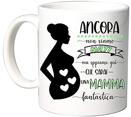 Mr. Gadgets Tazza da regalo - Neo mamma Bimbo Bimba Bimbi (Nati 3)