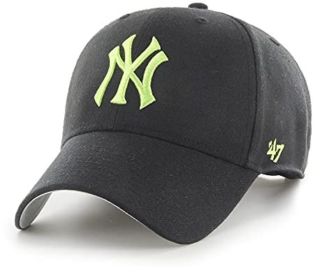 '47 New York Yankees Black Green MLB Most Value P. Snapback Cap - One-Size