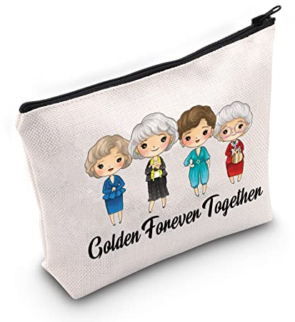 WZMPA Golden TV Show Fans Kosmetiktasche Golden Inspired Geschenk Golden Together Forever Makeup Zipper Pouch Tasche für Frauen Mädchen, Golden Together Forever