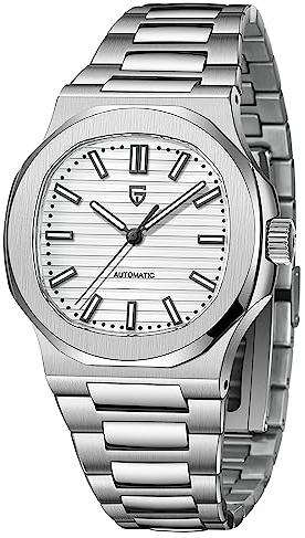 Pagani Design Herrenuhr PD-1728 Himmelblau 40 mm Herrenuhr Edelstahlgehäuse Synthetisches Saphirglas ST16 Chronograph Automatikuhr mit mechanischem Uhrwerk