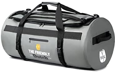 The friendly Dutch® groß 90L Duffel Bag - wasserdichte Sporttasche Duffel Bag für Herren. Sie können diesen Seesack als Reisetasche oder Rucksack nutzen.