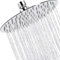 Hettecy 8 Zoll(20cm) Regendusche Duschkopf Edelstahl AISI304 Regenbrause Anti-Kalk-Düsen Duschkopf Regenduschkopf Rund (8 Zoll)