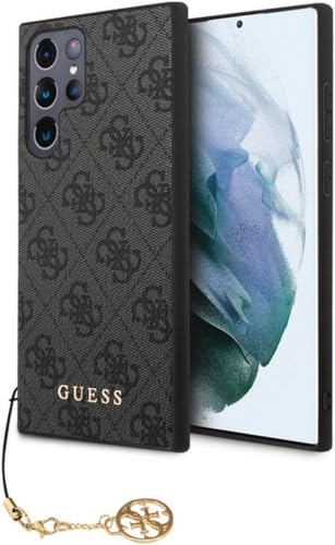 Hülle Guess GUHCS23LGF4GGR Samsung S23 Ultra S918 grau 4G Charms Collection