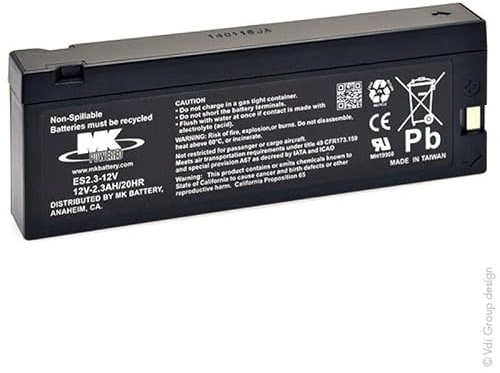 2.3-12V mk battery for Freeway P200 Portable Hoist - REPLACEMENT BATTERY