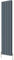 Radbliss Vertical Flat Panel Design Radiator 1800x408mm Anthracite Matt Grey Double Tall RAD Central Heating