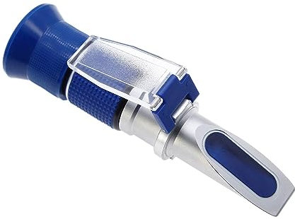 AMTAST Brix Refraktometer Hydrometer 0-90% Bereich mit ATC Refraktometer für flüssige Früchte Konserven Zuckergehalt Test