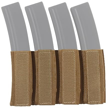 MK Tactical Chest Rig Accessories MP5 MP7 Quadruple Magazine Insert Pouch Military Hunting Vest Built-in Elastic Magazine Holder