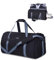 GOOSERIDE Garment Duffel Bag - Foldable Duffle Bag with Shoulder Strap for Men & Women - Convertible 2 in 1 Hanging Dress Suitcase Suit Travel Bag with Shoe Compartment, Multiple Pockets & Luggage