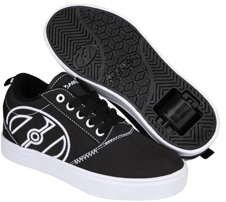 Heelys Unisex Kinder Pro 20 LgWheeled Heel Schuh, schwarz/weiß, 33 EU