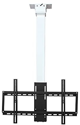 Floor TV Stand Electric Ceiling TV Bracket Intelligent Remote Control Automatic Lifting TV Ceiling Rack Sturdy Steel Adjustable TV Mount for Most 32-70 Inch TVs Height Adjustable Tall TV Stand (Color