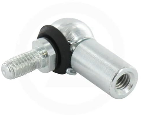 cyclingcolors Giunto Angolare Sferico acciaio zincato DIN 71802 fissaggio universale lunghezza 35mm M12 a destra M12 a destra Guarnizione Bombola del gas Cuscinetto Stelo a sfera Prigioniero filettato