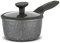 NAVA Olla de aluminio fundido a presión con tapa y revestimiento de piedra antiadherente de 18 cm