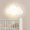 KZT LED Wandleuchte Innen Cartoon Wolken Lampe Kinderzimmer Wandlampe Junge Mädchen Dekorative Nachtlicht 4500K Neutralweiss Acryl Wandbeleuchtung für Babyzimmer Kindergarten Schlafzimmer Hotel, Weiß