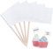 100Pcs Toothpick Flags Food Flags Cupcake Flags Cheese Flags for Charcuterie Board Blank Toothpick Flags Charcuterie Board Cheese Board Accessories Flag Toothpicks for Appetizers Party (White)