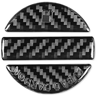 Interieurleisten Carbon-Faser-Gastank-Tankdeckel-Abdeckung, passend for BMW 520 525 F30 F10 320i 1 3 5 7Series X3 X4 M4 M5 E34 E36 E90 Z4 Zubehör Interieur Dekor Carbon(1)