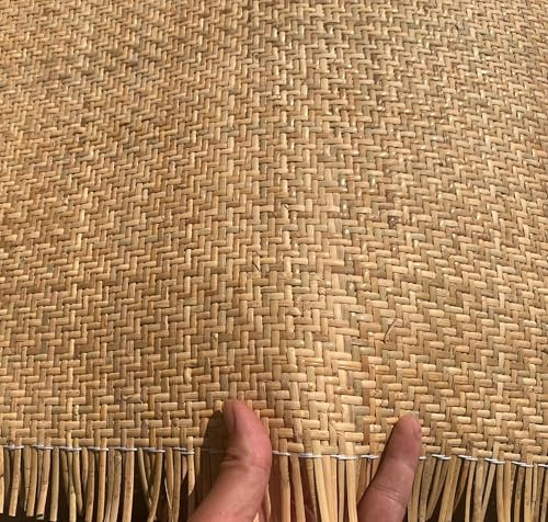 Ratan Rollo Mimbre, Mimbre Rollo, 40 x 100cm rollo ratan, Rejilla Mimbre, Mimbre Natural, ratan, Rattan, Ratan Natural por Metros, Rollo de Mimbre para Muebles, Silla ratan Aparador Cabecero ratan