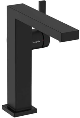 hansgrohe Einhebel-Waschtischarmatur Tecturis E F A 157mm, m Push-Open-Ablaufg., matt-sw