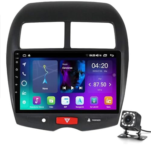 9-zoll-touched-autoradio Für Mitsubishi Asx 1 2010–2016, Android 14-radio-player, Integrierter Dsp, Carplay, Android Auto, 4g Wifi, Gps-unterstützung, Lenkradsteuerung, Fm, Rds, Dab+-radio(Color:NF-6)