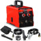 STWBHW Saldatrice elettrica, saldatrice Portatile con Display LCD, saldatrice Inverter Mig Arc TIG Senza Gas da 250 A, saldatrice a Bobina Mig Arc Lift TIG con Filo Pieno Animato(Red)
