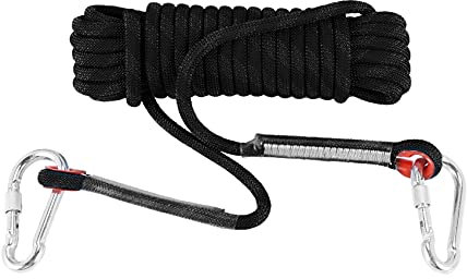 Faeymth Corde d'escalade en Plein Air 12Mm Corde D'Evacuation d'urgence pour Maison Incendie Corde Multifonctionnelle Resistante pour Randonnee Speleo Camping
