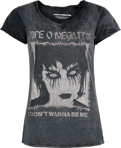 Type O Negative I Don't Wanna Frauen T-Shirt anthrazit M 100% Baumwolle Band-Merch, Bands